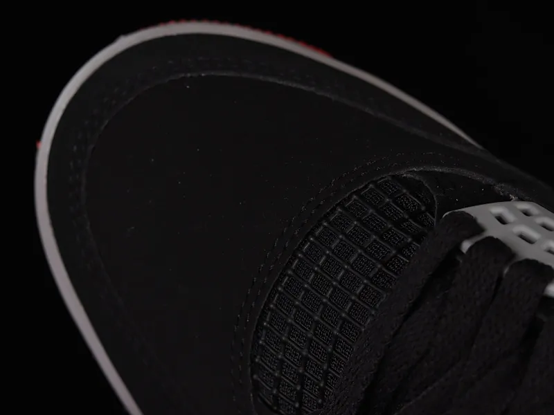 All categories Air Jordan Jordan series basketball shoes Air Jordan 4 LJR version Air Jordan 4 Retro "Bred" AJ4 Jordan 4 first year re-engraved new black and red 308497-060